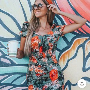 Tropical Mini Dress
